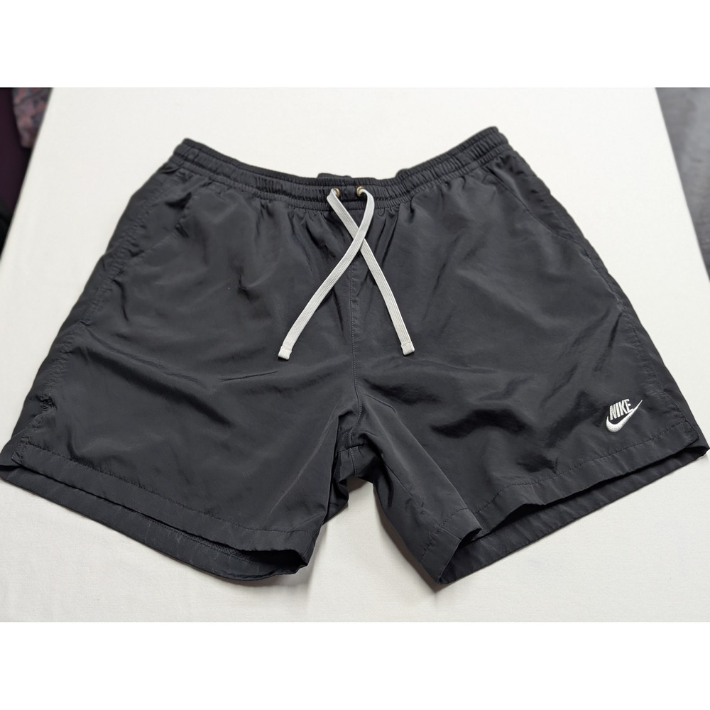 Nike Mens Sportswear Woven Flow Shorts Black AR2382-010 XL